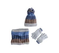 Next Bonnet bleu / bleu marine / brun foncé / gris, Taille 57