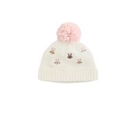 Next Bonnet crème / marron / moka / rose, Taille 49-50