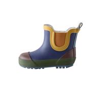 Next Bottes en caoutchouc bleu marine / marron / jaune / vert, Taille 25,5