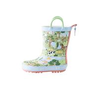 Next Bottes en caoutchouc bleu pastel / vert gazon, Taille 25,5