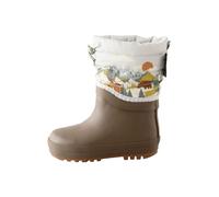 Next Bottes en caoutchouc marron / cognac / gris / blanc cassé, Taille 21,5