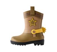 Next Bottes en caoutchouc marron / jaune, Taille 21,5