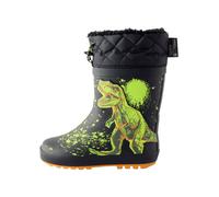 Next Bottes en caoutchouc vert fluo / orange / noir, Taille 35,5