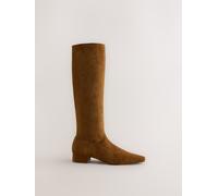 next Bottes hautes à bout biseauté Forever Comfort Brun EU 41 XW (UK 7)