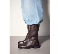 Next Bottes mi-longues à enfiler Brun EU 39 (UK 6)