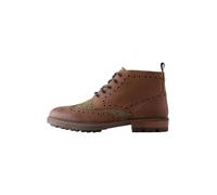 Next Bottines à lacets 'Heritage' marron / moka / marron chiné, Taille 44,5