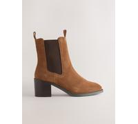 next Bottines Chelsea Forever Comfort à talons carrés Brun EU 40 L (UK 6.5)