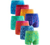 Next Boxers azur / bleu ciel / bleu foncé / vert / kiwi / orange / rose foncé / grenadine, Taille S