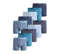 Next Boxers bleu marine / bleu cyan / bleu-gris / bleu clair, Taille XL