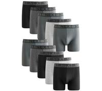 Next Boxers gris / gris foncé / gris chiné / noir, Taille S