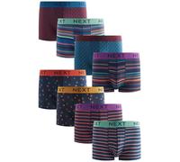 Next Boxers jaune / pétrole / menthe / violet / orange / bordeaux, Taille L