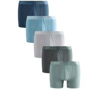 Next Boxers marine / bleu ciel / gris clair / menthe / vert foncé, Taille XS