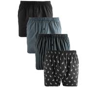 Next Boxers vert / vert foncé / noir / blanc, Taille M