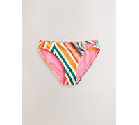 Next Bright Multicoloured Stripe Knot High Leg Bikini Bottoms