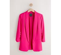 Next Bright Pink Relaxed Ruched Sleeve Blazer