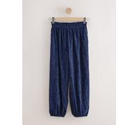 next Broderie Pantalons bouffant brodé bleu FR 40 Long (EU 38 L)