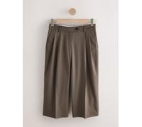Next Brown Checked Tailored Culottes