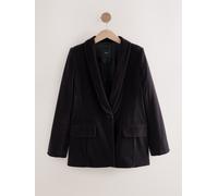 Next Brown Velvet Single Breasted Blazer