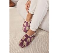 Next Burgundy Hamish the Highland Cow Slippers