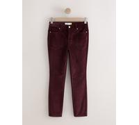 Next Burgundy Red Slim Velvet Cord Jeans