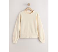 Next Butter Yellow Crew Neck Washed Sweatshirt