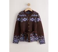 Next Button Through Belted Cardigan Brun S Regular (FR 38-40)