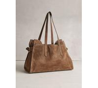 Next Camel N. Premium Suede Structured Tote Bag
