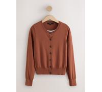 Next Cardigan à couches ouvertes en coton doux Brun XXL Regular (FR 54-56)