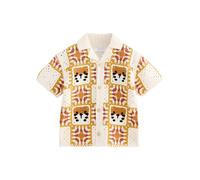 Next Cardigan beige clair / marron / orange / noir, Taille 92