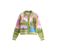Next Cardigan bleu clair / vert clair / orange pastel / rose clair, Taille L-XL