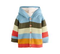 Next Cardigan bleu clair / vert pastel / vert foncé / orange, Taille 74