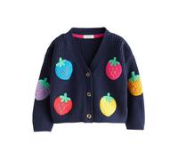 Next Cardigan bleu marine / bleu clair / jaune / rouge, Taille 110