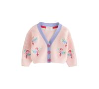 Next Cardigan 'Cath Kidston' menthe / violet / rose ancienne / rouge pastel, Taille 104