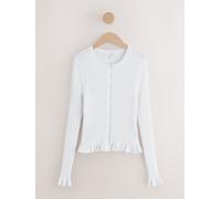 Next Cardigan côtelé en maille boutonnée à manches longues