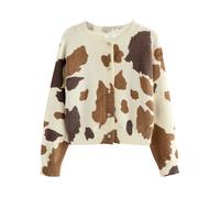 Next Cardigan écru / marron / chocolat, Taille 122