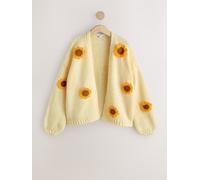 Next Cardigan en grosse maille doux au toucher jaune S Regular (FR 38-40)