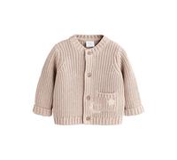 NEXT Cardigan épais en Maille brodée pour bébé Hello World Neutral 0 Mois