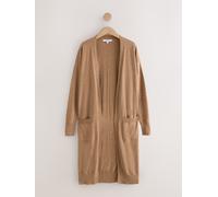 next Cardigan Gamme longue à manches Maxi Brun XXL Regular (FR 54-56)