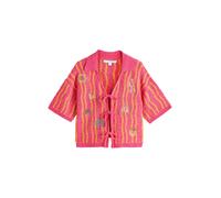 Next Cardigan gentiane / citron vert / orange / rose chiné, Taille 4XL-5XL