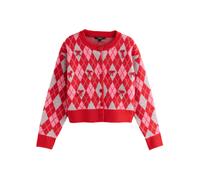 Next Cardigan gris / rose / rouge, Taille XXL