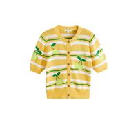 Next Cardigan jaune / vert / vert clair / blanc, Taille 4XL-5XL