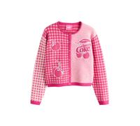 Next Cardigan 'Snoopy' rose / rose / rose foncé / blanc, Taille S-M