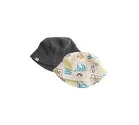 Next Chapeau bleu / greige / gris foncé / vert clair, Taille 48