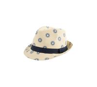 Next Chapeaux bleu foncé / blanc cassé, Taille 60-61