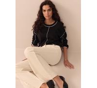 Next Pull-over 'N.Premium' anthracite / blanc, Taille XS