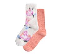 Next Chaussettes abricot / rosé / blanc, Taille 36-41
