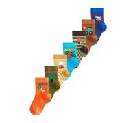 Next Chaussettes beige / bleu marine / kaki / orange clair, Taille 19-22