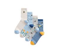 Next Chaussettes beige clair / bleu marine / bleu clair / blanc naturel, Taille 36-41