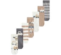 Next Chaussettes beige foncé / noisette / gris foncé / blanc, Taille 23-26