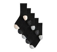 Next Chaussettes beige / gris clair / gris chiné / noir, Taille 36-41